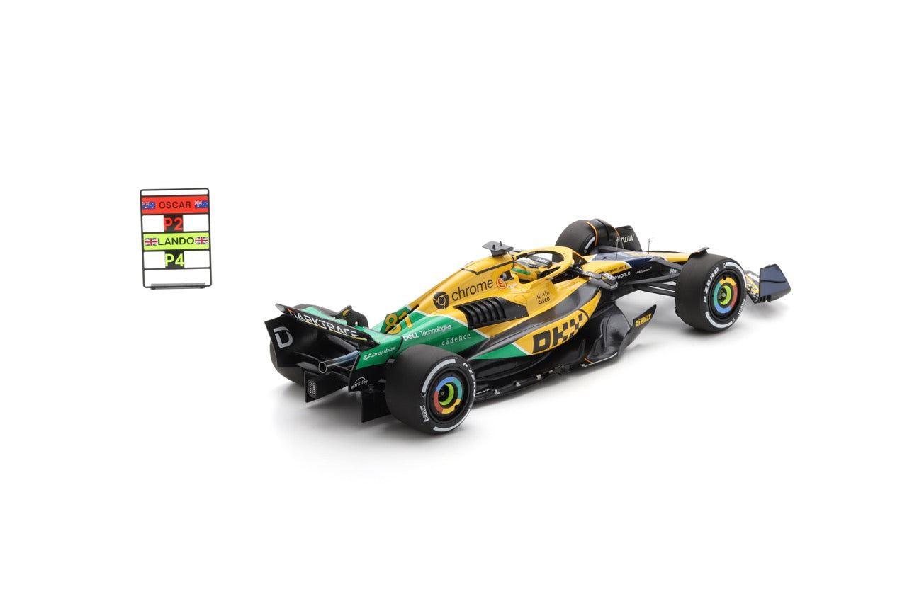 【2026年1月発売予定】 Spark 12S049 1/12 McLaren Formula 1 Team MCL38 No.81 2nd Monaco GP 2024 Oscar Piastri