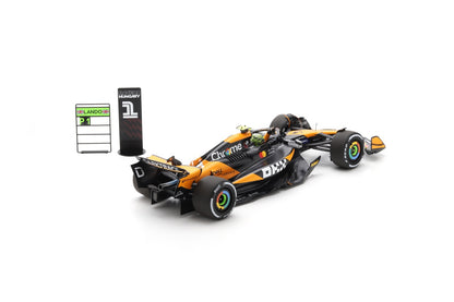 【2026年1月発売予定】 Spark 12S052 1/12 McLaren MCL38 No.4 Winner Abu Dhabi GP 2024 Lando Norris