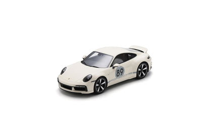 【2026年5月以降発売予定】 Spark 12S061 1/12 Porsche 911 Sport Classic (992) - Light Ivory with Heritage Package - 2022