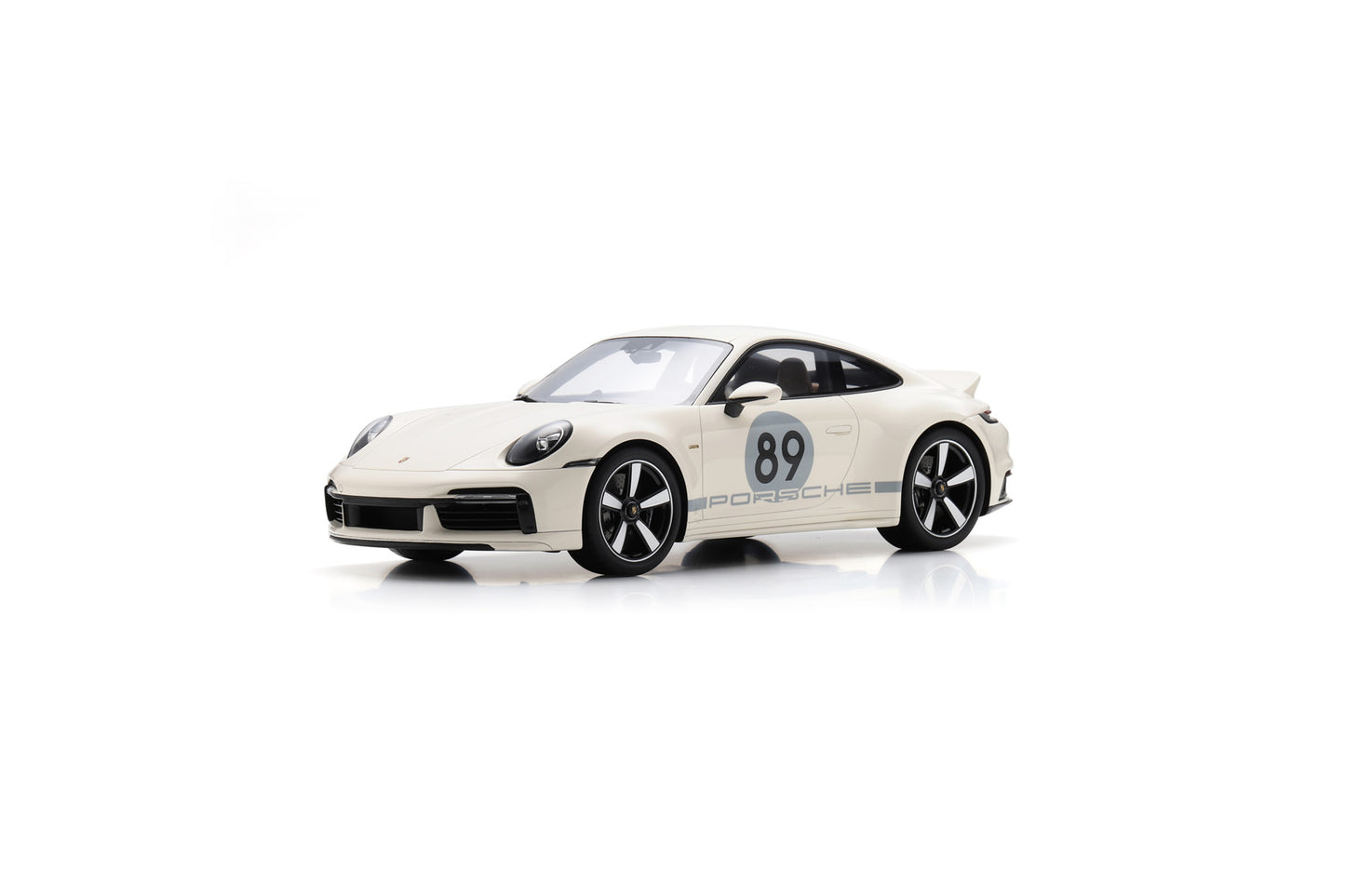 【2026年5月以降発売予定】 Spark 12S061 1/12 Porsche 911 Sport Classic (992) - Light Ivory with Heritage Package - 2022