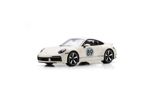 【2026年5月以降発売予定】 Spark 12S061 1/12 Porsche 911 Sport Classic (992) - Light Ivory with Heritage Package - 2022