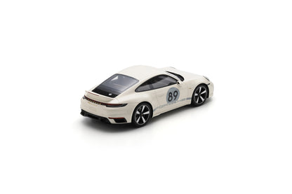 【2026年5月以降発売予定】 Spark 12S061 1/12 Porsche 911 Sport Classic (992) - Light Ivory with Heritage Package - 2022