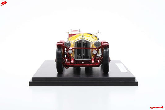 【2025年6月発売予定】  Spark  18LM33  1/18  Alfa Romeo 8C No.11 Winner 24H Le Mans 1933 R. Sommer - T. Nuvolari