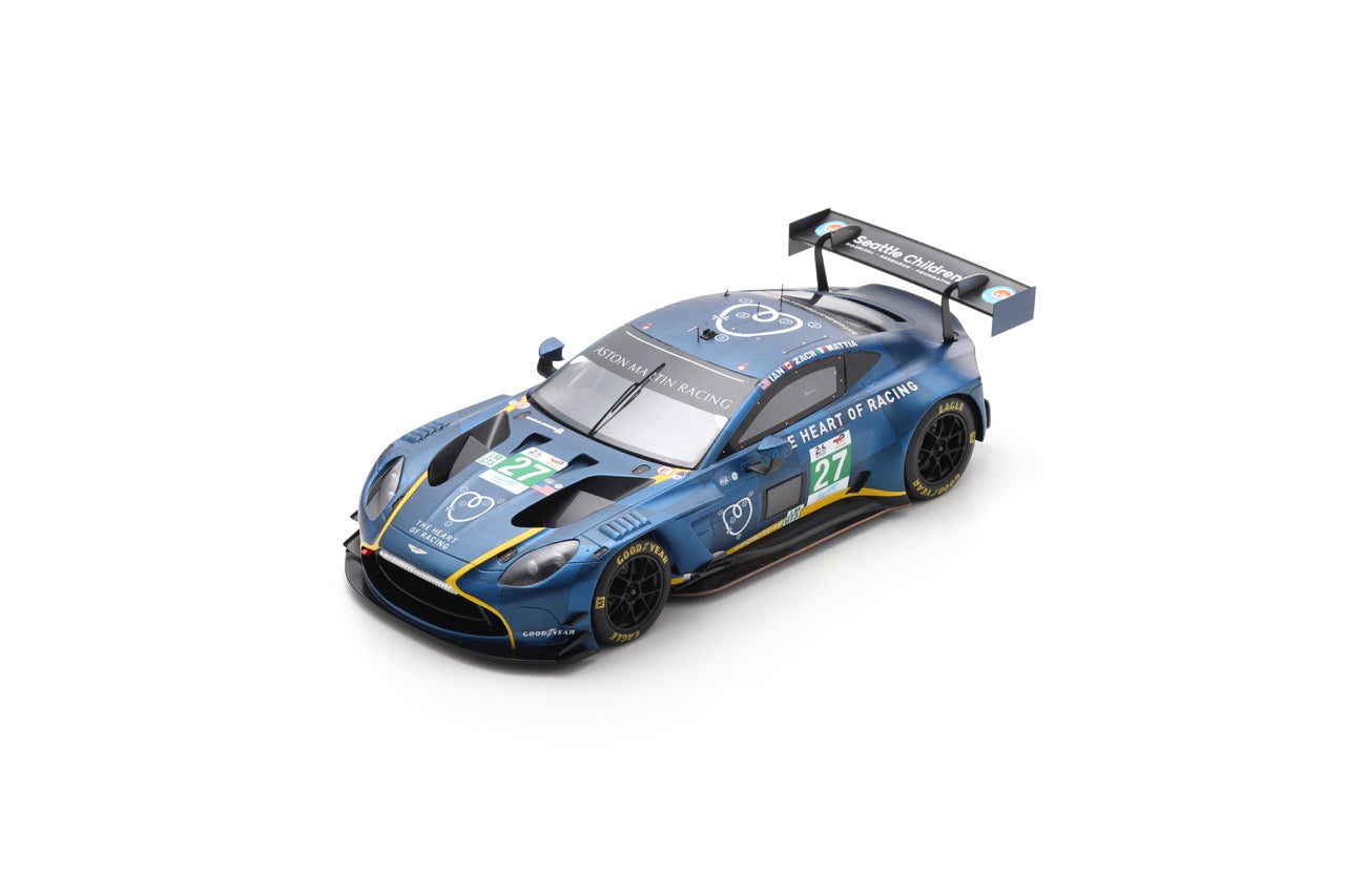 【2026年5月発売予定】  Spark  18S1072  1/18  Aston Martin Vantage AMR LMGT3 No.27 HEART OF RACING TEAM Le Mans 24H 2025 I. James - M. Drudi - Z. Robichon