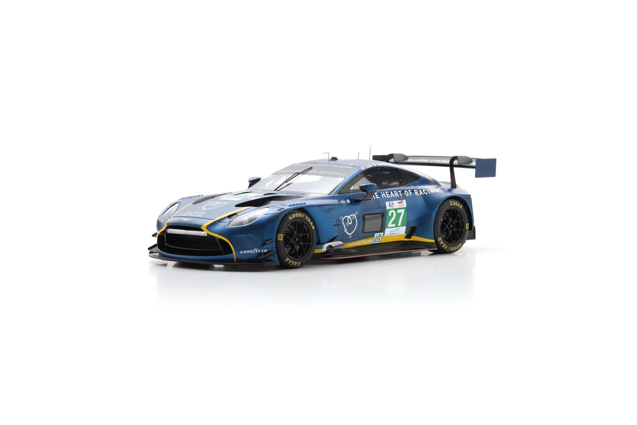 【2026年5月発売予定】  Spark  18S1072  1/18  Aston Martin Vantage AMR LMGT3 No.27 HEART OF RACING TEAM Le Mans 24H 2025 I. James - M. Drudi - Z. Robichon