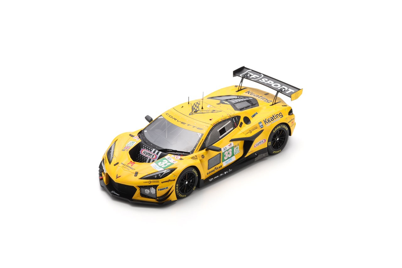 Spark  18S1073  1/18  Corvette Z06 LMGT3.R No.33 TF SPORT Le Mans 24H 2025 B. Keating -  J. Edgar - D. Juncadella