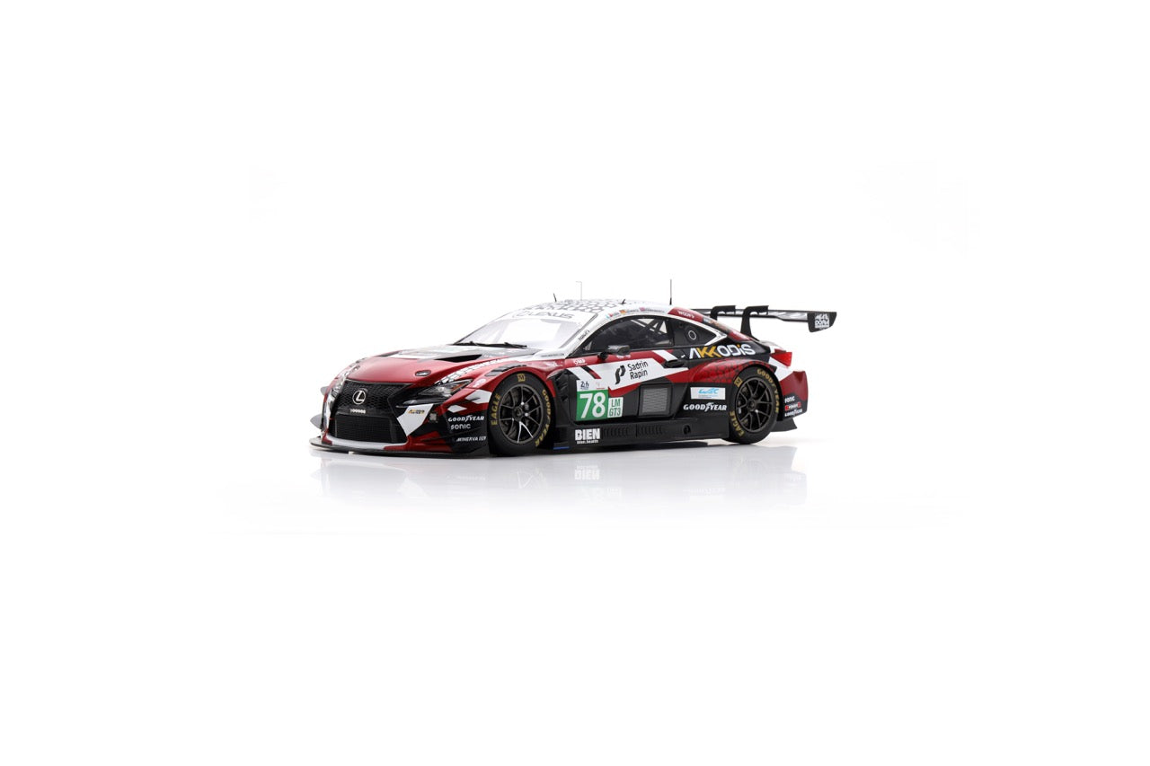 【2026年6月以降発売予定】 Spark  18S1076  1/18  Lexus RC F LMGT3 No.78 AKKODIS ASP TEAM Le Mans 24H 2025 A. Robin - J. Hawksworth - F. Gehrsitz