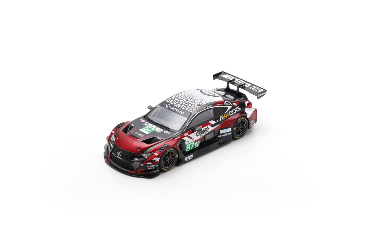 【2026年6月以降発売予定】 Spark  18S1077  1/18  Lexus RC F LMGT3 No.87 AKKODIS ASP TEAM Le Mans 24H 2025 P. Umbrarescu - J. Lopez - C. Schmid