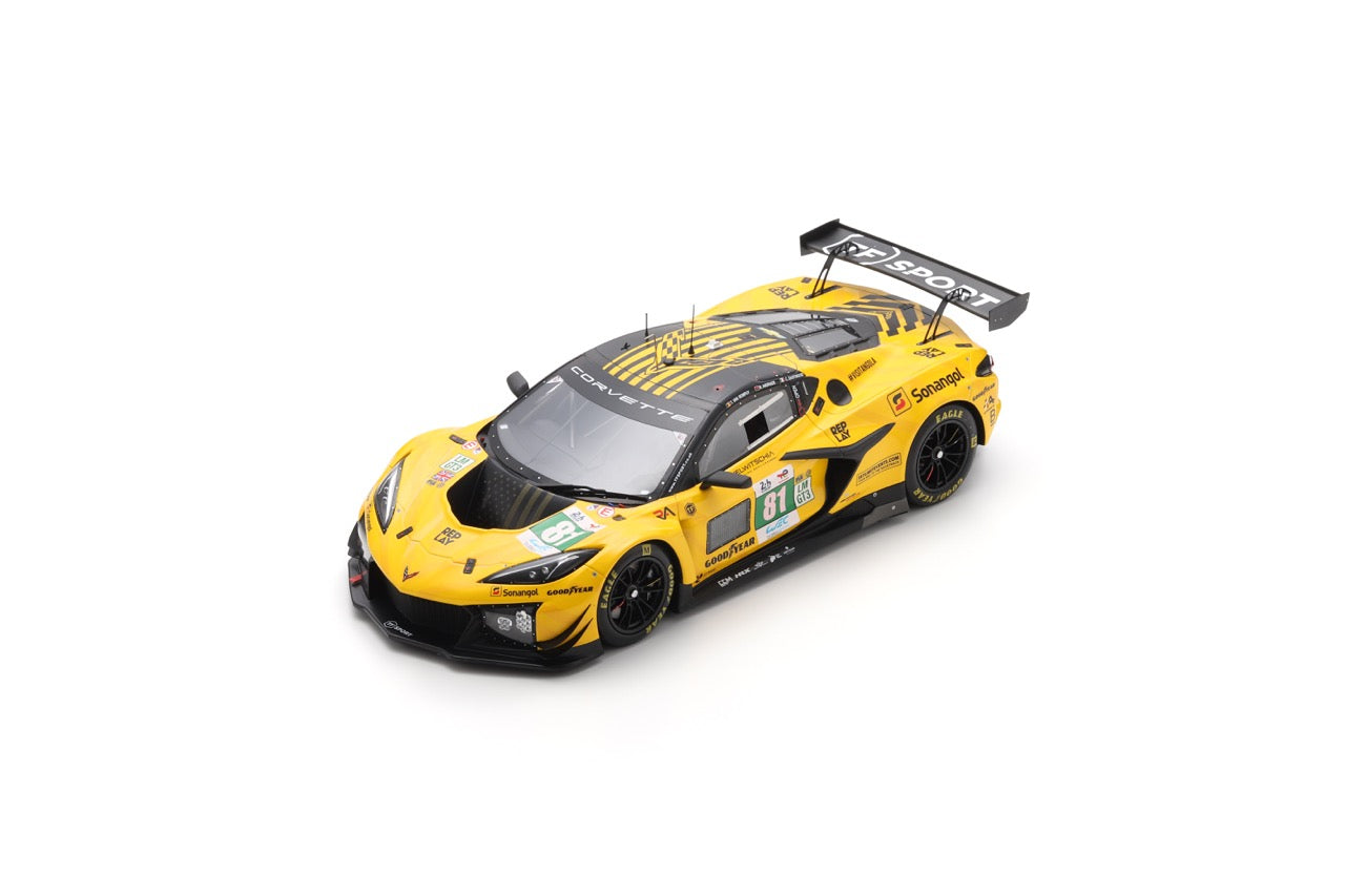 Spark  18S1078  1/18  Corvette Z06 LMGT3.R No.81 TF SPORT 3rd LMGT3 class Le Mans 24H 2025 T. Van Rompuy - R. Andrade - C. Eastwood