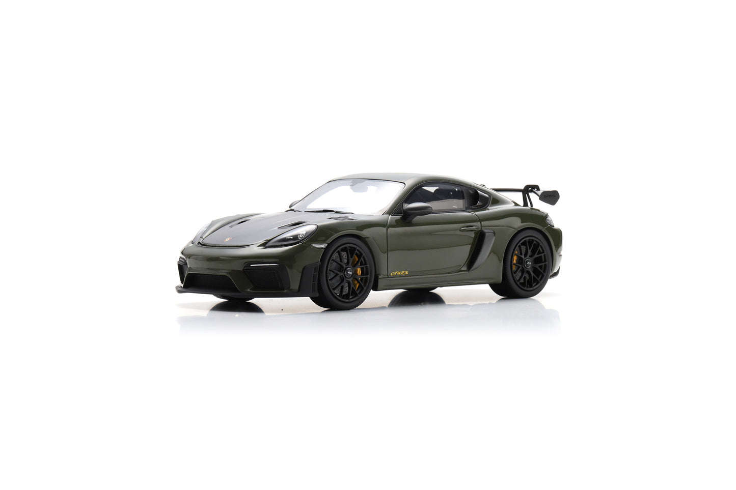 【2026年5月以降発売予定】 Spark 18S1089 1/18 Porsche 718 Cayman GT4 RS - Nato Olive with Weissach Package - 2023