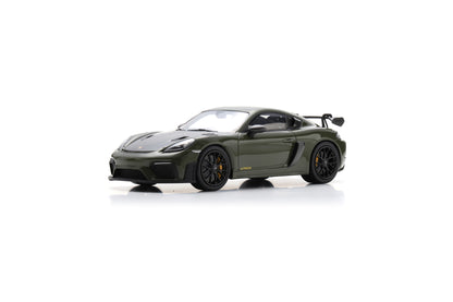 【2026年5月以降発売予定】 Spark 18S1089 1/18 Porsche 718 Cayman GT4 RS - Nato Olive with Weissach Package - 2023