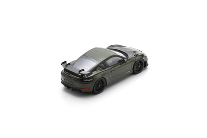 【2026年5月以降発売予定】 Spark 18S1089 1/18 Porsche 718 Cayman GT4 RS - Nato Olive with Weissach Package - 2023