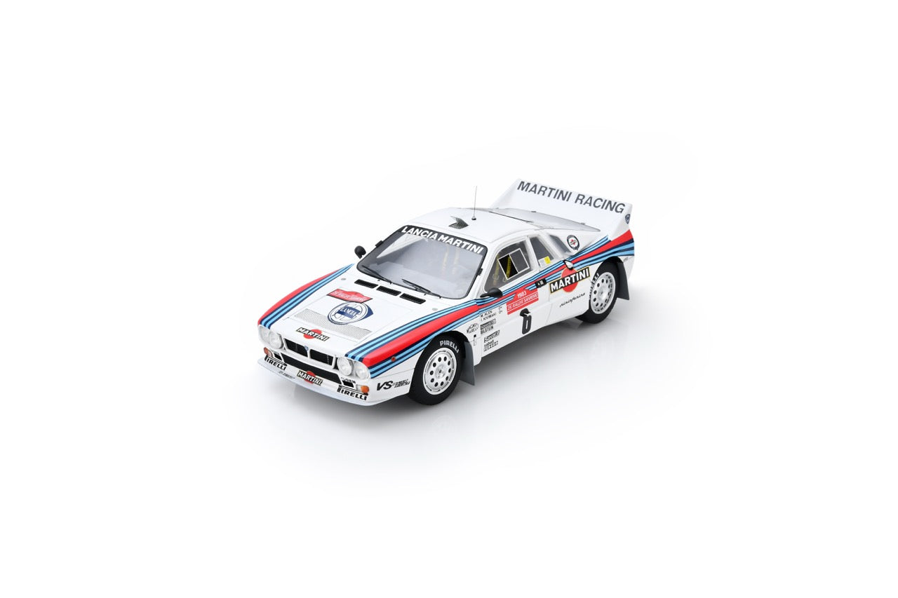 【2026年9月発売予定】  Spark  18S1210  1/18  Lancia 037 Rally No.6 Winner Sanremo 1983 
M. Alén - I. Kivimäki