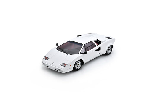 【2026年7月発売予定】  Spark  18S1229  1/18  Lamborghini Countach 5000 QV White