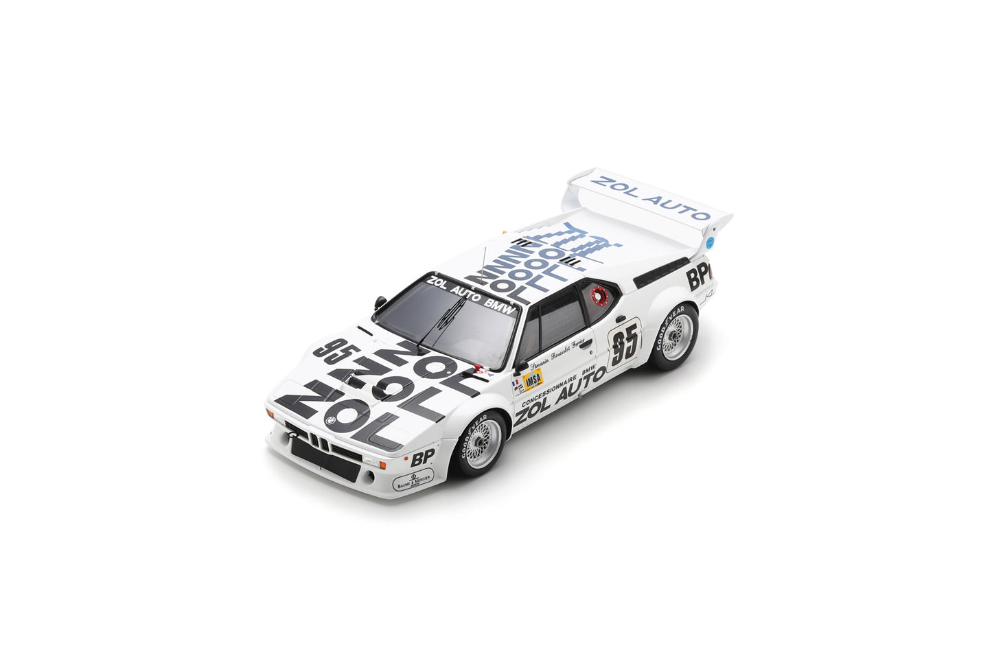 【2025年2月発売予定】  Spark  18S374  1/18  BMW M1 No.95 Le Mans 24H 1980 F. Servanin - L. Ferrier - P-F. Rousselot