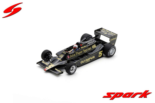 【2025年4月発売予定】  Spark  18S444  1/18  Lotus 79 No.5 Winner Dutch GP 1978 Mario Andretti