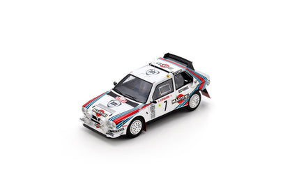 【発売中止】  Spark  18S537  1/18  Lancia Delta S4 No.7 1st Rally Monte Carlo 1986H. Toivonen – S. Cresto