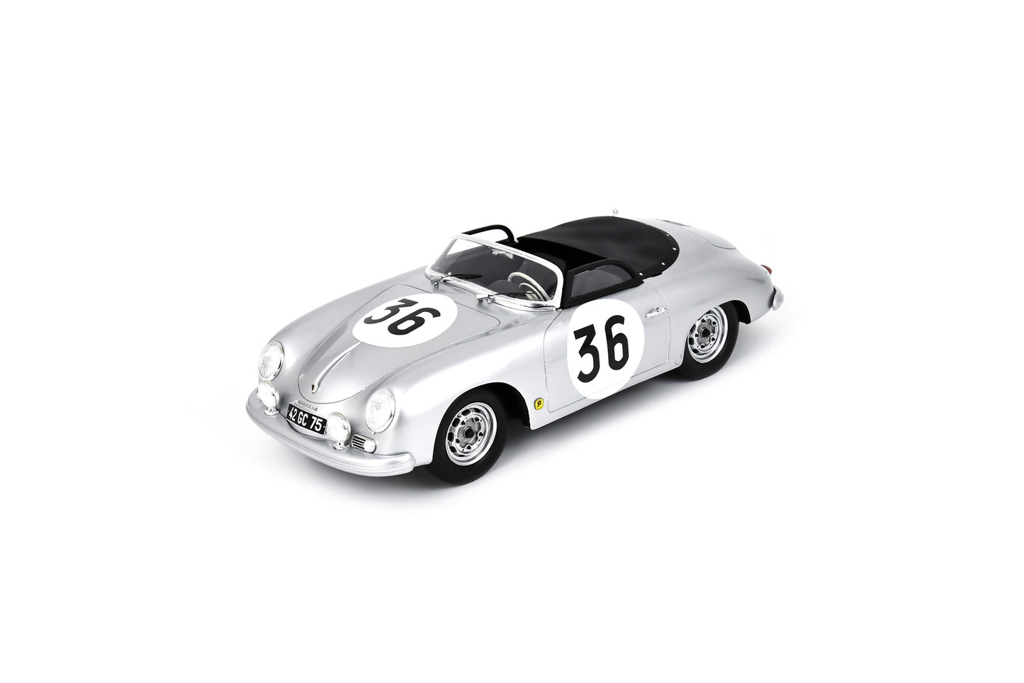 【2025年1月発売予定】  Spark  18S677  1/18  Porsche 356 Speedster No.36 Le Mans 24H 1957 M. Stoline - R. Bourel