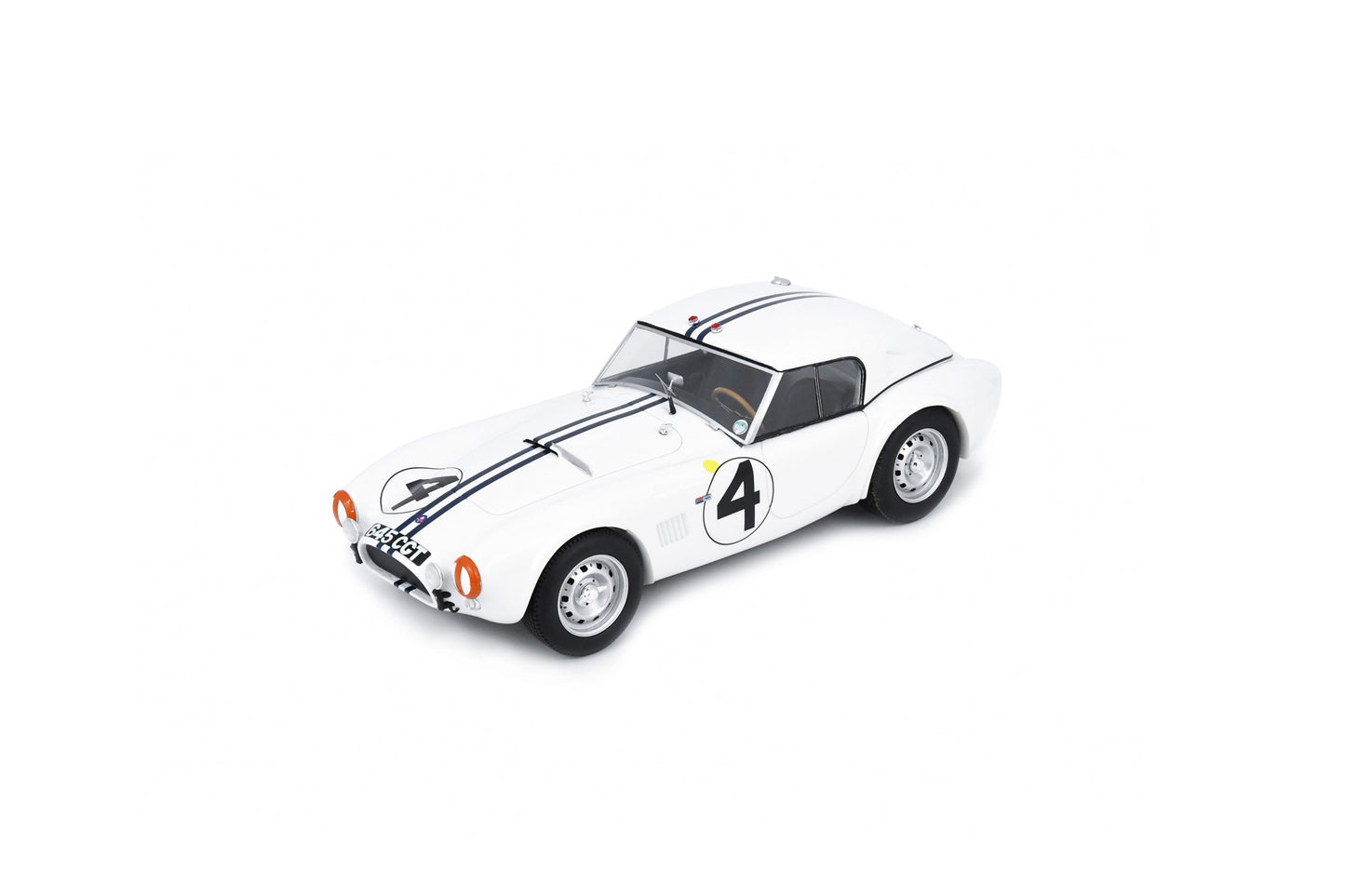 【2025年1月発売予定】  Spark  18S722  1/18  AC COBRA 289 HARD-TOP No.4 Le Mans 24H 1963 E. Hugus - P. Jopp