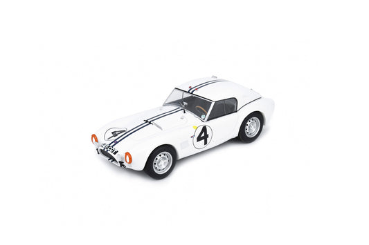 【2025年1月発売予定】  Spark  18S722  1/18  AC COBRA 289 HARD-TOP No.4 Le Mans 24H 1963 E. Hugus - P. Jopp