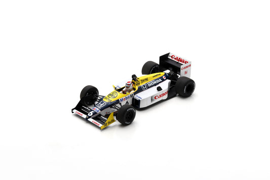 【2024年9月発売予定】  Spark  18S739  1/18  Williams FW11B No.6 Winner Italian GP 1987 Nelson Piquet