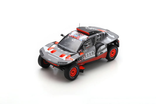 【2024年12月発売予定】 Spark 18S791 1/18 Audi RS Q e-tron No.207 Dakar Rally 2023 C. Sainz - L. Cruz