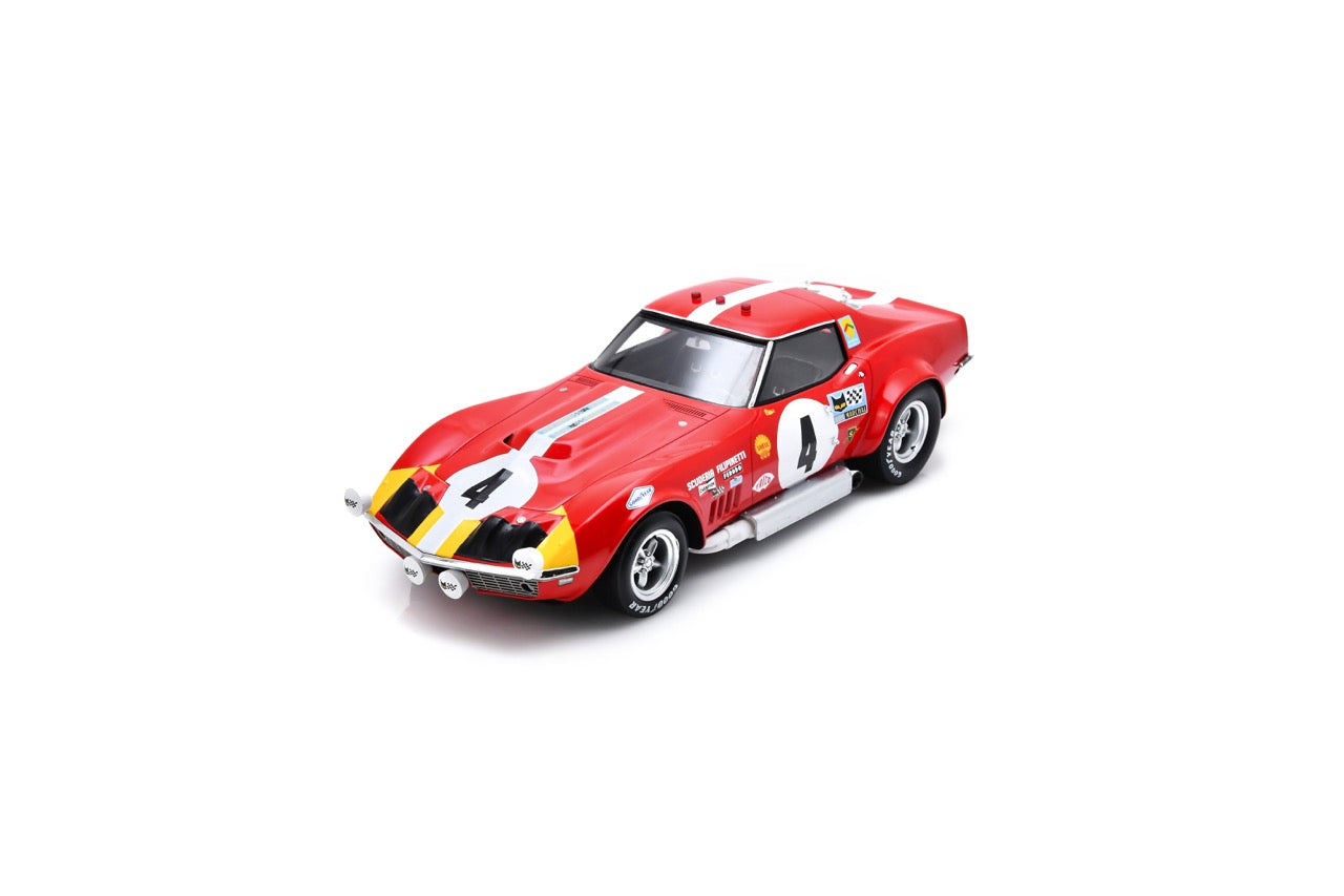 【2026年9月発売予定】  Spark  18S852  1/18  Corvette C3 No.4 Le Mans 24H 1968 
S. Garant - J-M. Giorgi