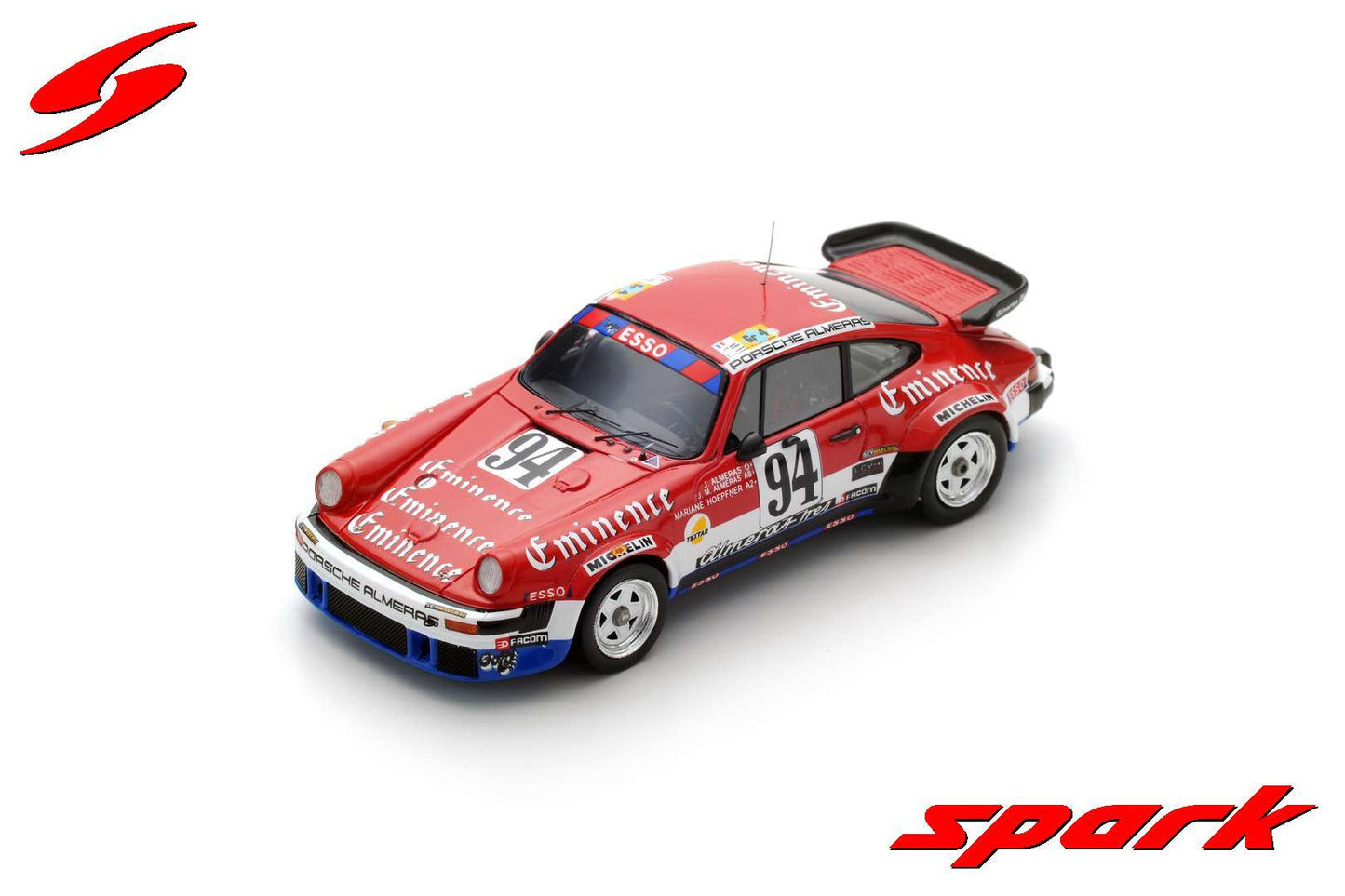 【2025年6月発売予定】  Spark  18S867  1/18  Porsche 934 No.94 Le Mans 24H 1980   J. Alméras - J-M Alméras - M. Hoepfner