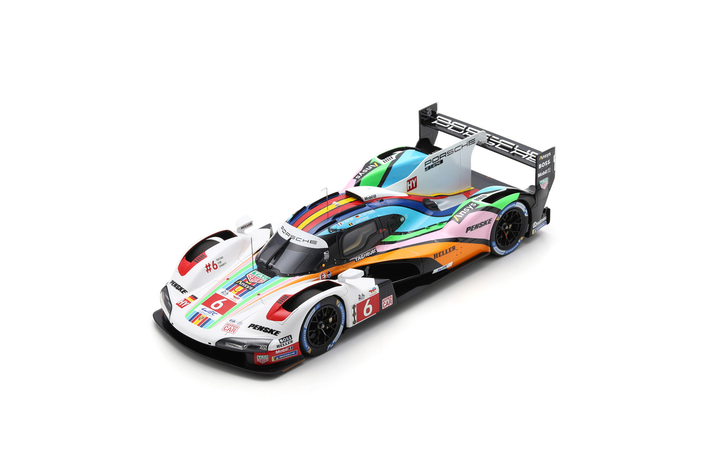 【2024年9月発売予定】  Spark  18S913  1/18  Porsche 963 No.6 PORSCHE PENSKE MOTORSPORT Le Mans 24H 2023 K. Estre - A. Lotterer - L. Vanthoor
