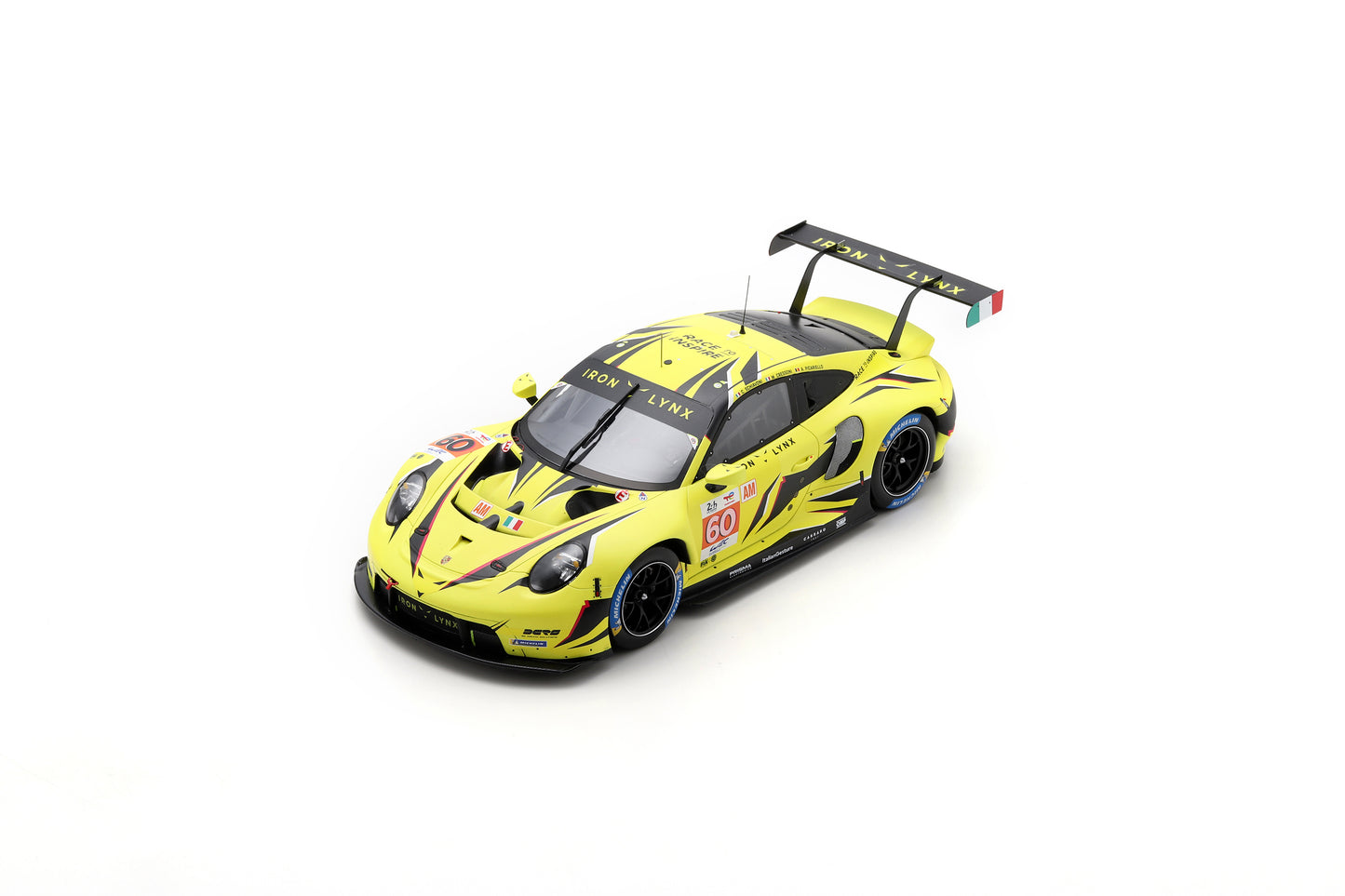 【2024年2月発売予定】 Spark 18S930 1/18 Porsche 911 RSR - 19 No.60 IRON LYNX 24H Le Mans 2023C. Schiavoni - M. Cressoni - A. Picariello