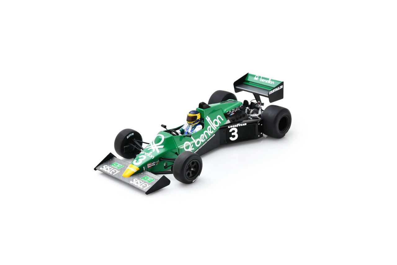 【2026年9月発売予定】  Spark  18S936  1/18  Tyrrell 012 No.3 6th Dutch GP 1983
Michele Alboreto