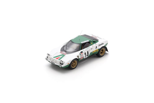 【2026年9月発売予定】  Spark  18S945  1/18  Lancia Stratos No.14 Winner Monte Carlo Rally 1975
S. Munari - M. Mannucci