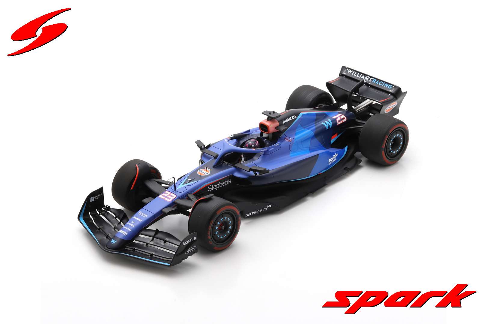 Spark 18S950 1/18 Williams F1 FW45 No.23 Williams Racing 10th Bahrain ...