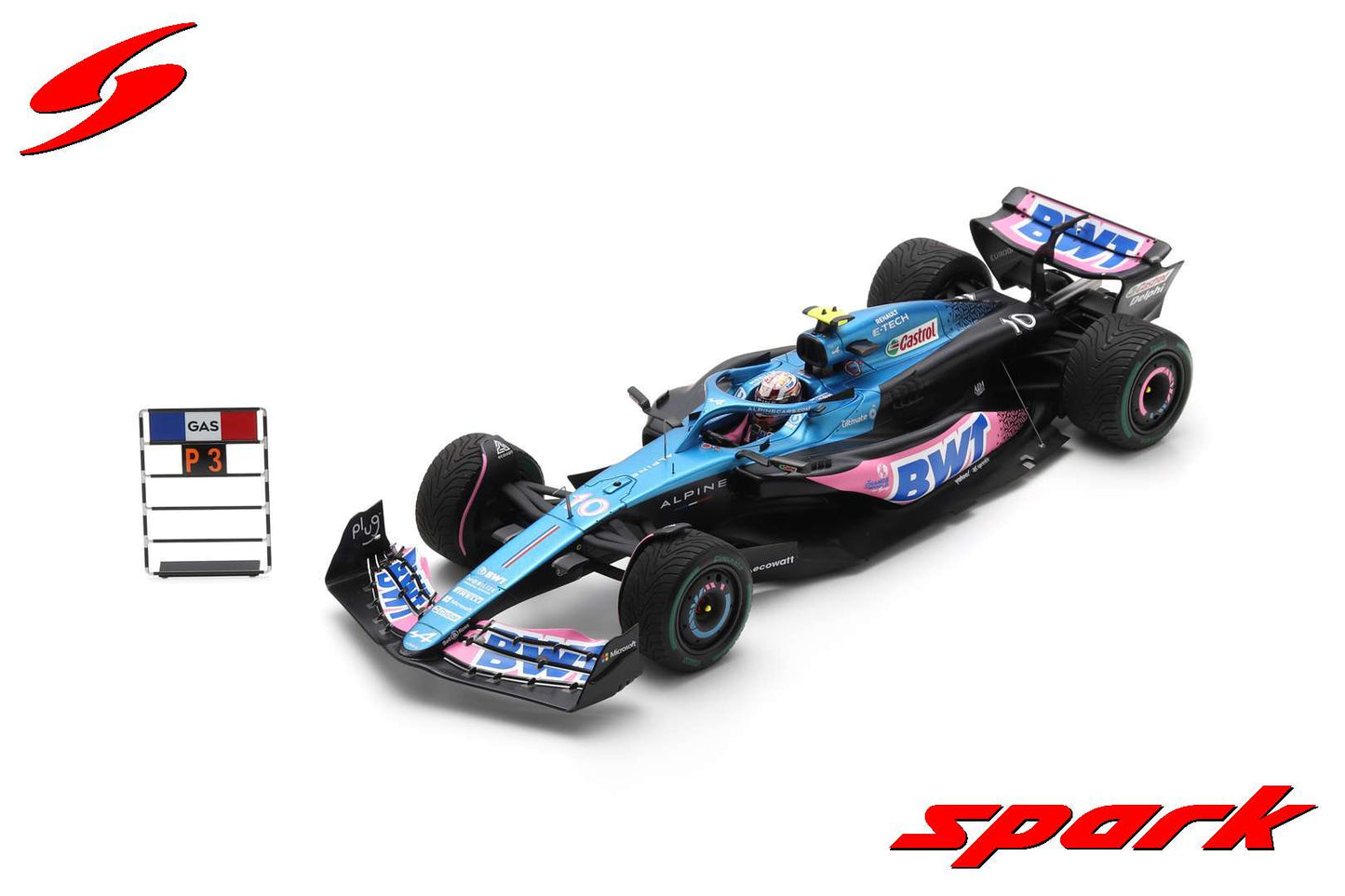 Spark 18S960 1/18 Alpine A523 No.10 BWT Alpine F1 Team 3rd Dutch GP 2023Pierre Gasly
