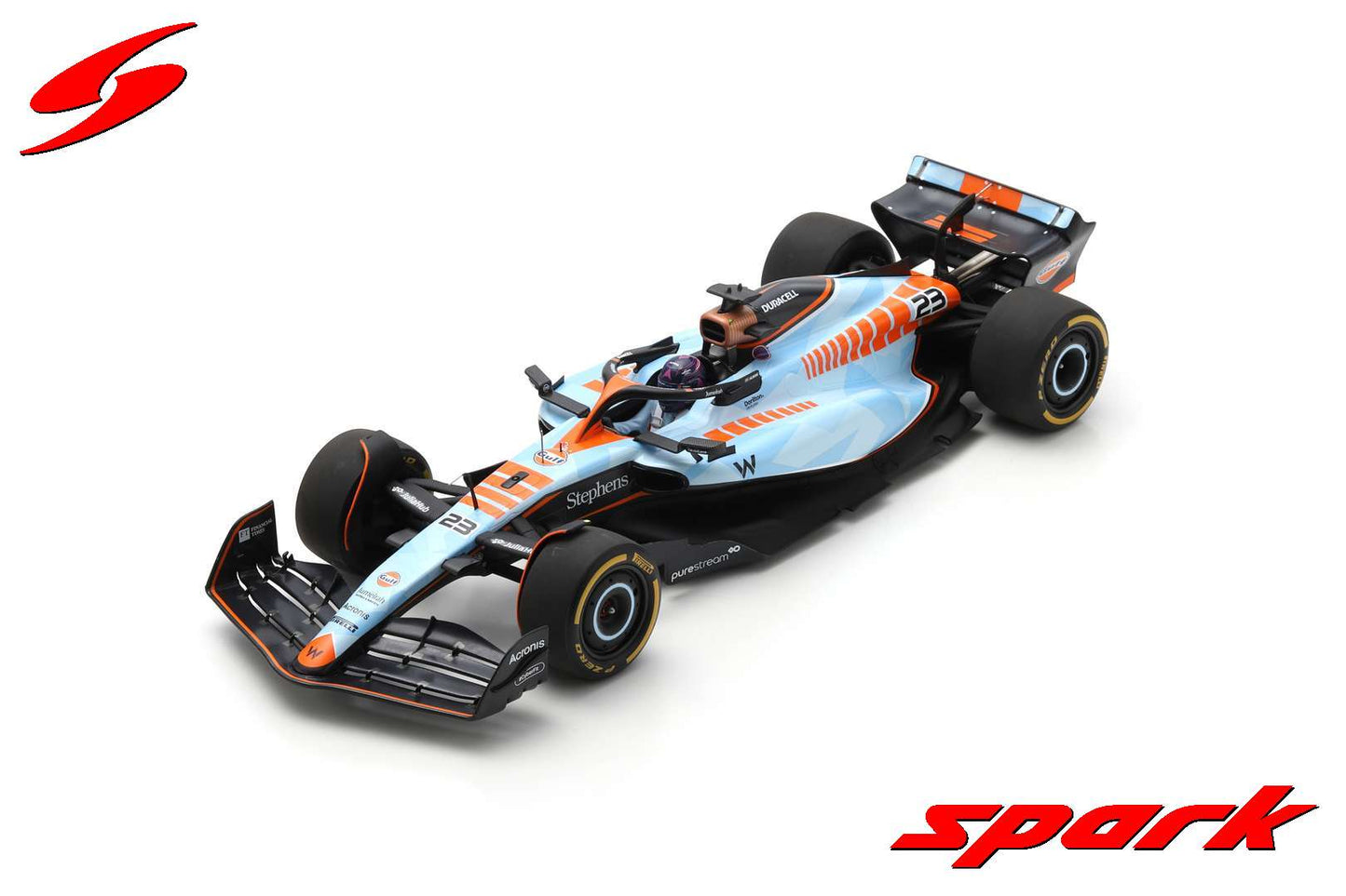 【2024年6月発売予定】 Spark 18S968 1/18 Williams F1 FW45 No.23 Williams Racing Singapore GP 2023 Alex Albon