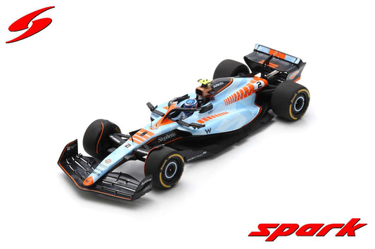 【2024年6月発売予定】 Spark 18S969 1/18 Williams F1 FW45 No.2 Williams Racing Singapore GP 2023 Logan Sargeant