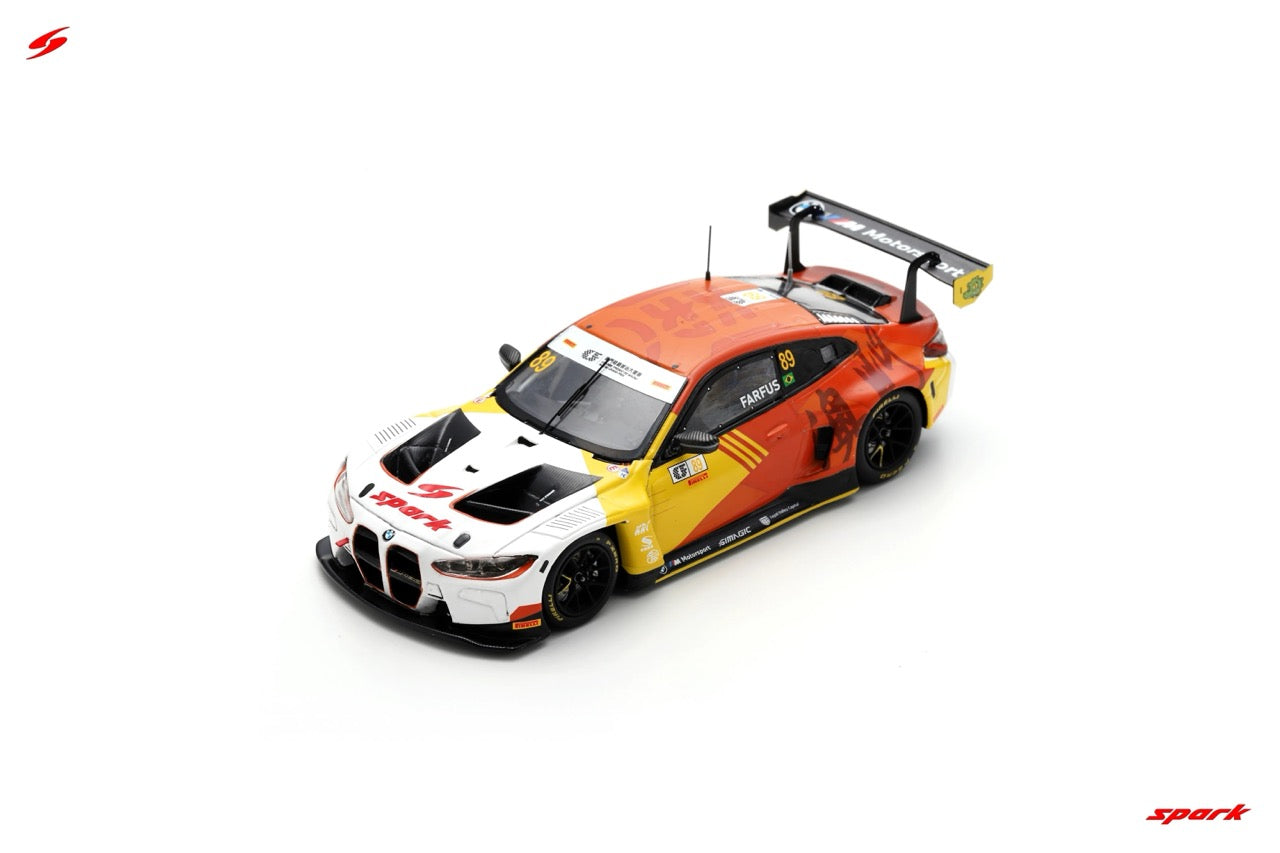 【2026年1月以降発売予定】 Spark 18SA035 1/18 BMW M4 GT3 No.89 Team KRC  2nd FIA GT World Cup Macau 2024　Augusto Farfus