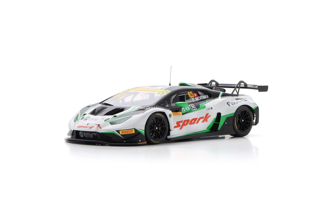 【2026年11月発売予定】  Spark  18SA039  1/18  Lamborghini Huracán GT3 Evo 2 No.63 Absolute Corse Macau GT Cup - FIA GT World Cup 2025  Edoardo MORTARA