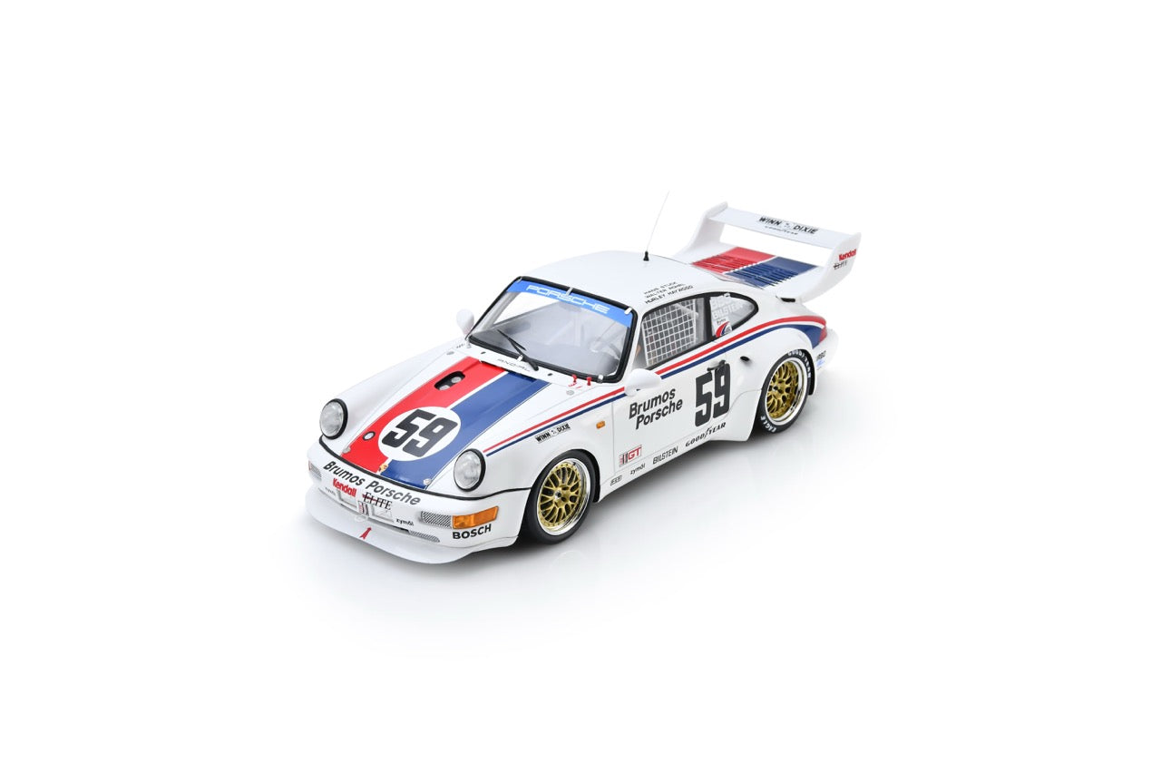 【2026年9月発売予定】  Spark  18US022  1/18  Porsche 964 Turbo S LM No.59 7th 12H Sebring 1993
W. Rohrl - H-J. Stuck - H. Haywood