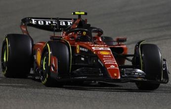 LookSmart LSF1052 1/43 Scuderia Ferrari SF23 No.55 Scuderia Ferrari 4th Bahrain GP 2023Carlos Sainz