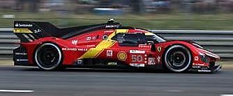 Looksmart LSLM161 1/43 Ferrari 499P No.50 FERRARI AF CORSE 5th 24H Le Mans 2023A. Fuoco - M. Molina - N. Nielsen