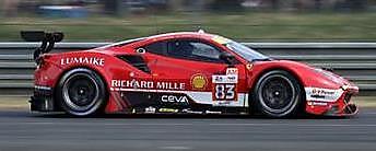 Looksmart LSLM168 1/43 Ferrari 488 GTE EVO No.83 RICHARD MILLE AF CORSE 24H Le Mans 2023L. Perez Companc - A. Rovera - L. Wadoux