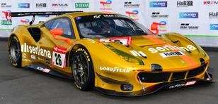 Looksmart LSRC149 1/43 Ferrari 488 GT3 EVO No.26 octane126 Pole Position 24H Nürburgring 2022B. Grossmann - S. Trummer - J. Hirschi - L. Ludwig