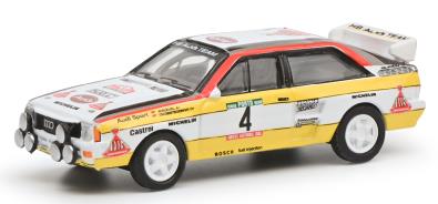 【2024年6月発売予定】 Schuco 452037000 1/64 Audi Quattro #4 Rallye Portugal 1984