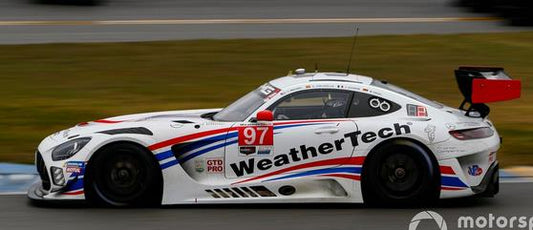【2024年2月発売予定】 Spark US337 1/43 Mercedes-AMG GT3 No.97 WeatherTech Racing 24H Daytona 2022C. MacNeil - D. Juncadella - M. Engel - J. Gounon