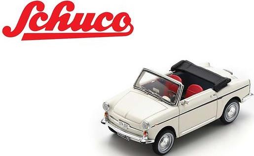【2024年2月発売予定】 Schuco 450933700 1/43 Autobianchi Cabriolet 1962