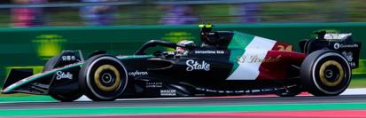 Spark S8933 1/43 Alfa Romeo F1 Team Stake C43 No.24 Alfa Romeo F1 Team ORLEN Italian GP 2023 Zhou Guanyu