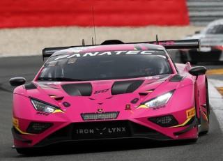 Spark SB742 1/43 Lamborghini Huracán GT3 EVO 2 No.83 Iron Dames 24H Spa 2023 D. Pin - R. Frey - S. Bovy - M. Gatting