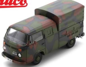 【発売予定時期未定】 Schuco 450917400 1/35 Volkswagen T2 Double Cabine “Bundeswehr” Camouflage painting.