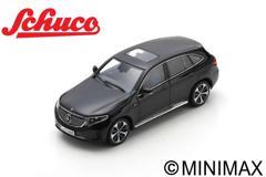 【2024年4月発売予定】 Schuco 450399600 1/43 N293 Mercedes EQC 2019 - Obsidian black metallic